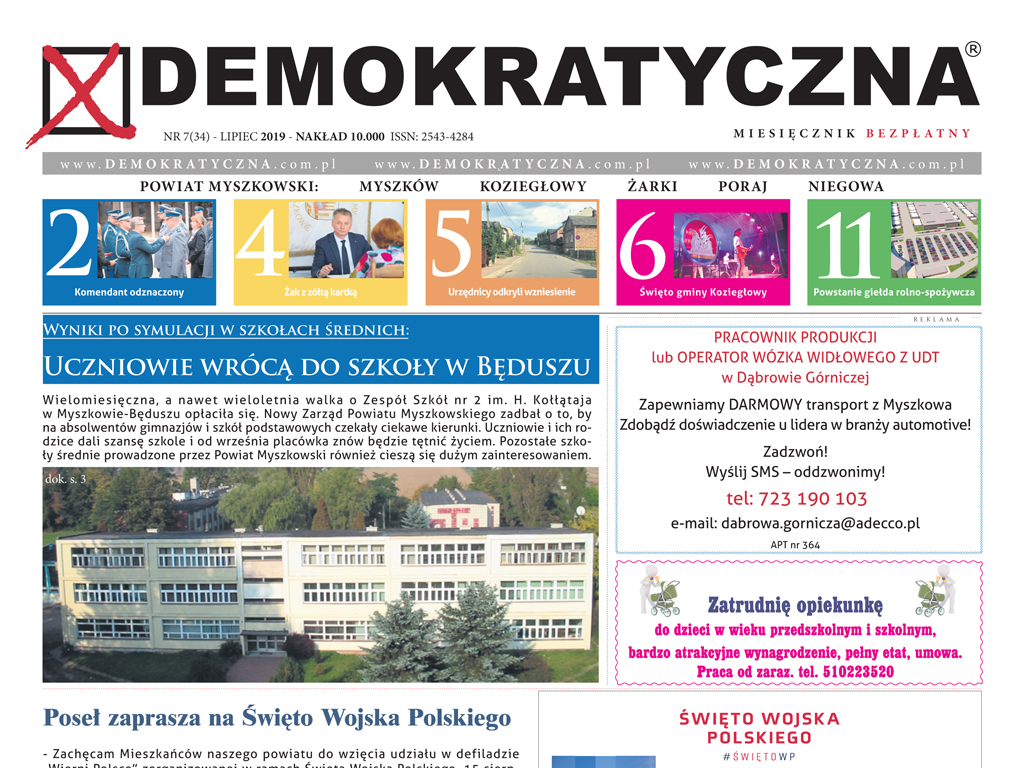 Demokratyczna Sierpień 2019