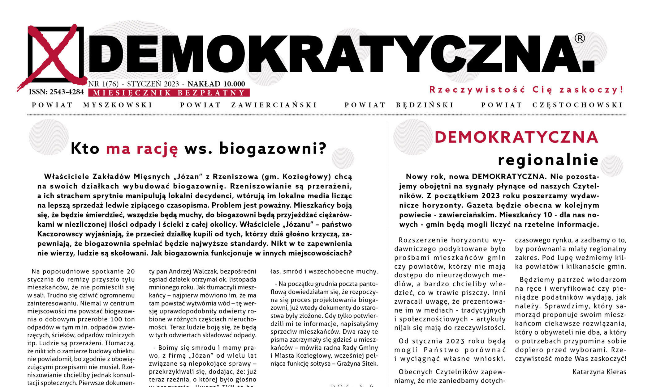 DEMOKRATYCZNA styczeń 2023
